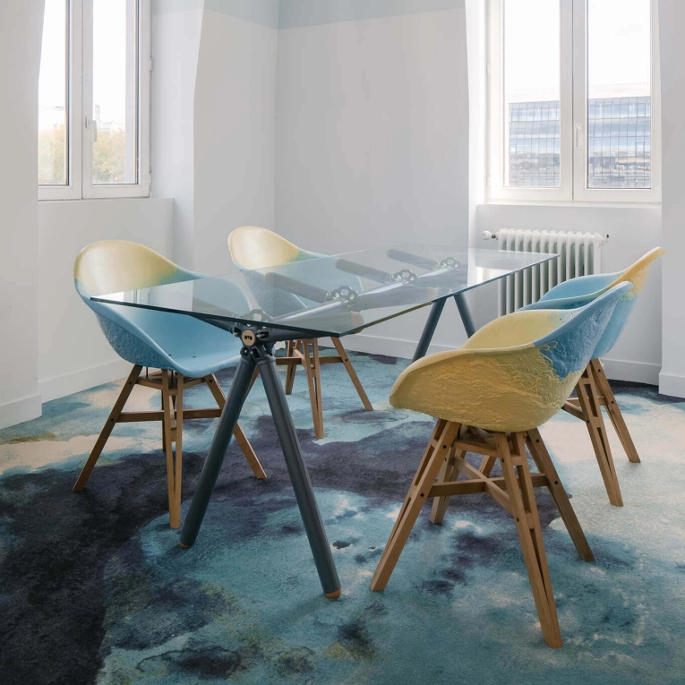 Dining Chair GRAVENE 5.5 Pearl Blue MAXIMUM