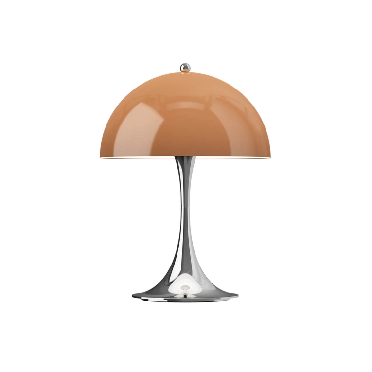 Lampe sans fil PANTHELLA 250 PORTABLE V3 Marron opale/ chrome LOUIS POULSEN
