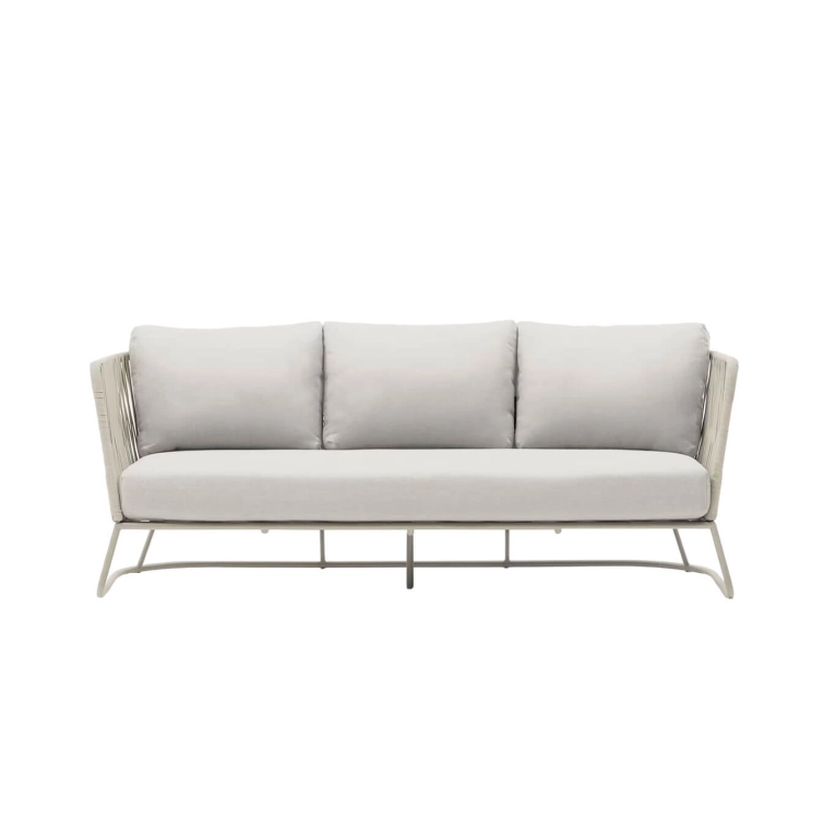 SACONCA 3 places Corde / Gris KAVE HOME