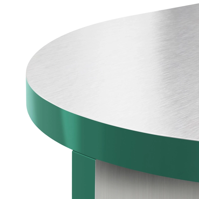 Coffee Table SLICE ME 140x75 Green ZANOTTA