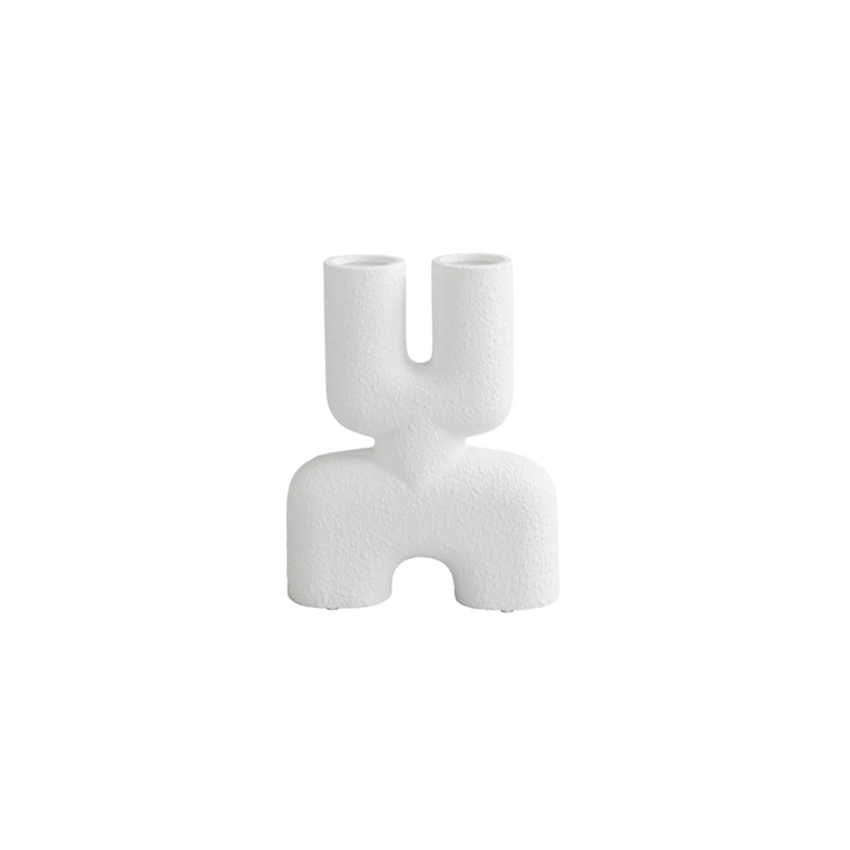Vase COBRA DOUBLE mini Blanc bulle 101 COPENHAGEN