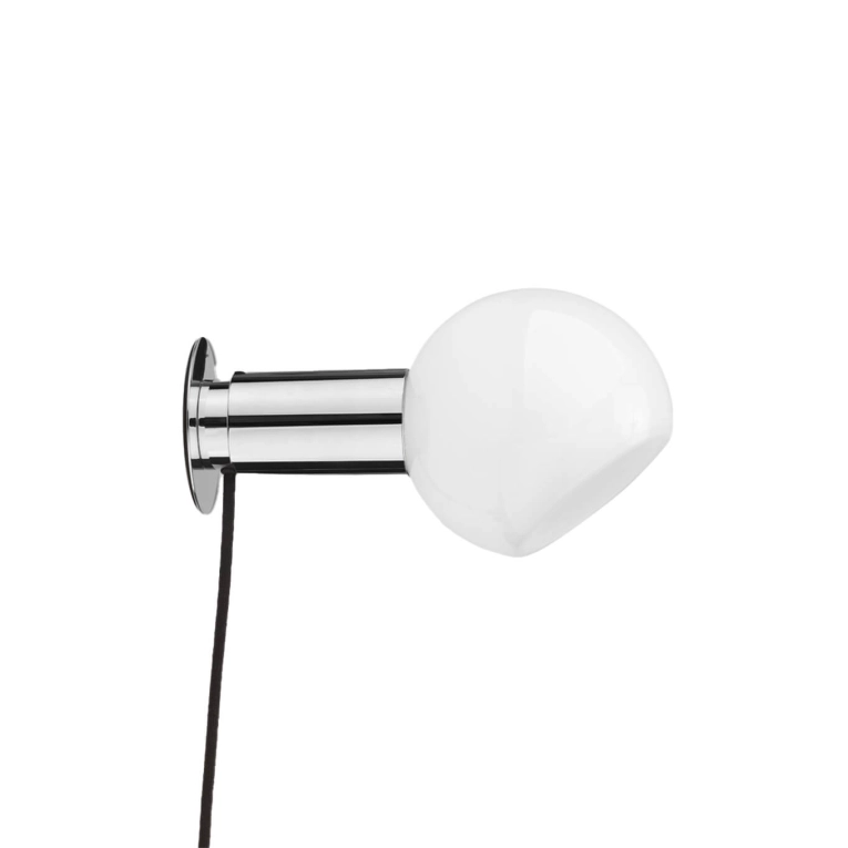 Applique DONYA avec prise Acier inoxydable Poli ANOUR