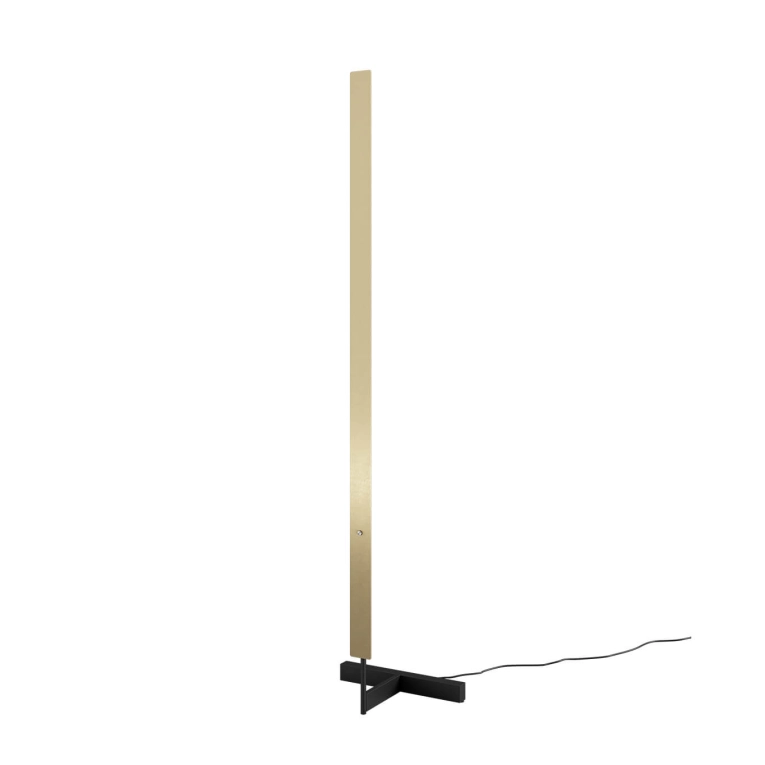 Floor Lamp F-MODEL Brushed Brass ANOUR