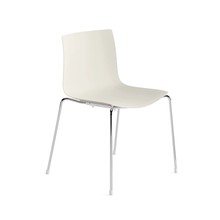 Chaise CATIFA RE 46 4 pieds Ivoire ARPER