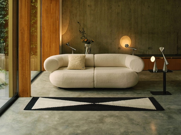 Rug WEDGE Rug 70x250 Black TOM DIXON