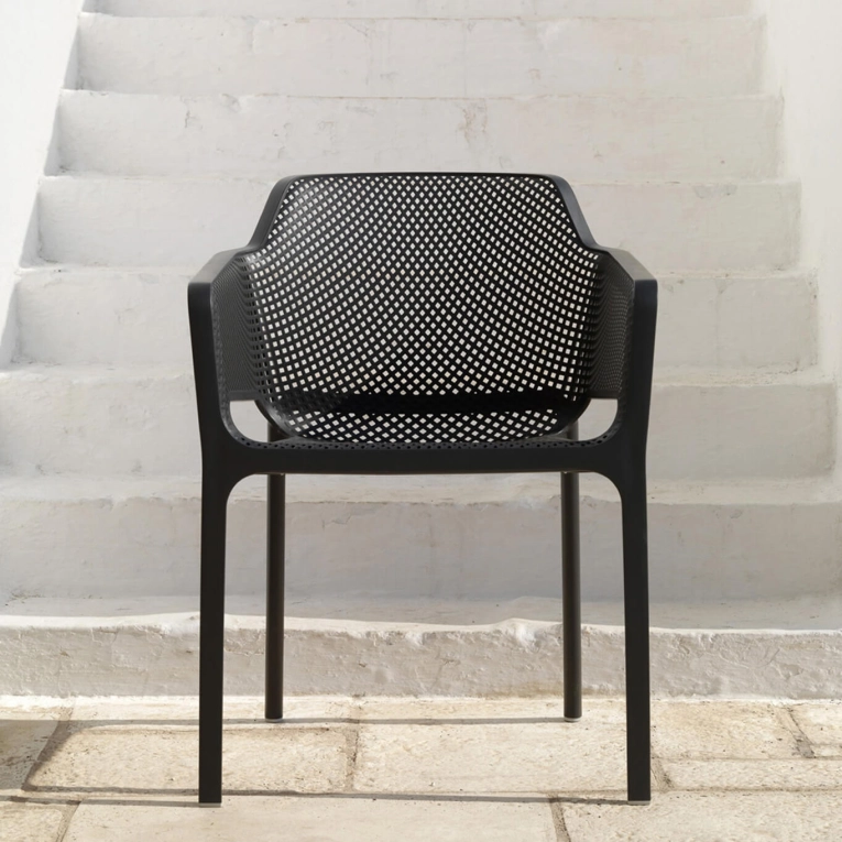 Outdoor Chair and Small Lounge Chair NET Anthracite NARDI
