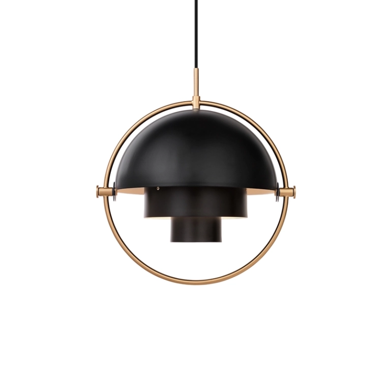 Suspension MULTI-LITE Laiton/ noir GUBI