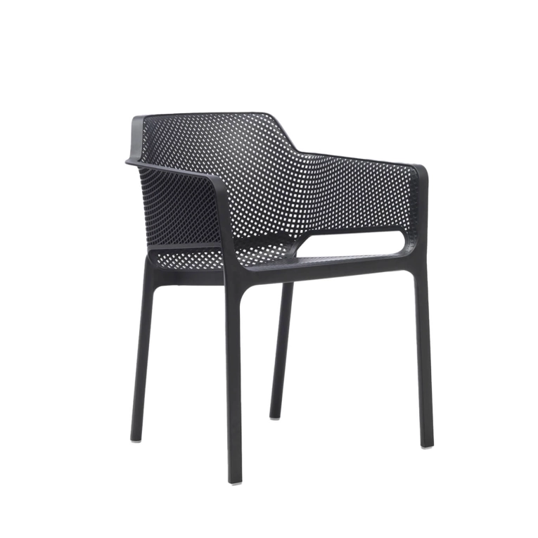 Outdoor Chair and Small Lounge Chair NET Anthracite NARDI