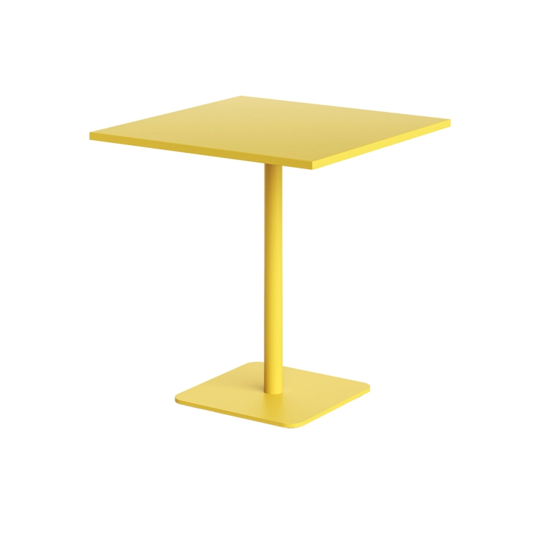 Table extérieure MOKA OUTDOOR Jaune Soleil L 70 TIPTOE