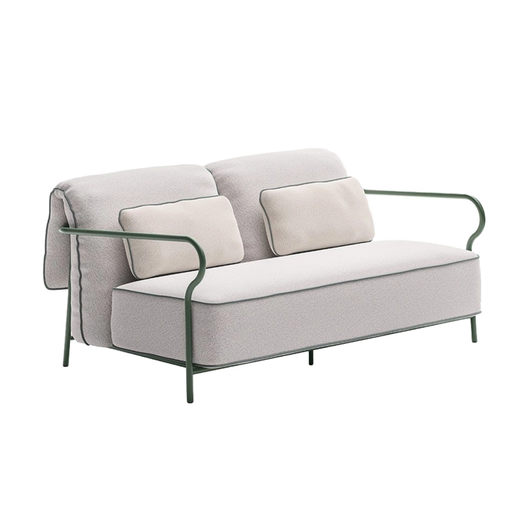 Outdoor Sofa SALO 2 places Sage/ Nuvola UNOPIÙ