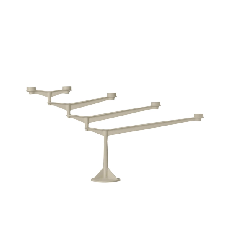 Candle Holder, Candlestick and Candle SPIN Candelabra Putty TOM DIXON