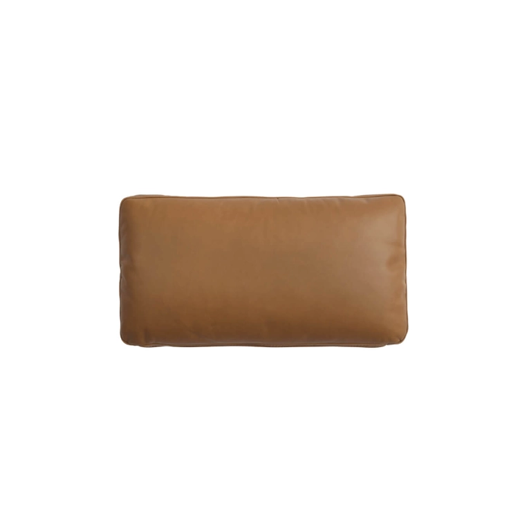 Cushion OUTLINE leather Cognac MUUTO