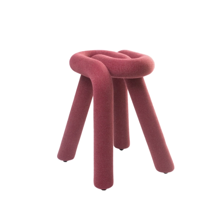 Tabouret BOLD Rouge pailleté MOUSTACHE