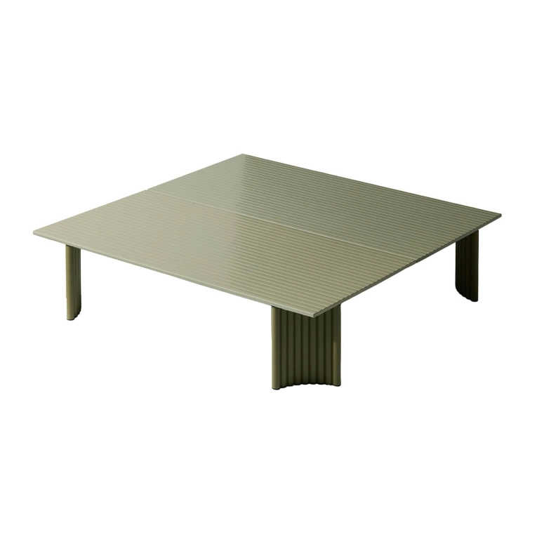 Outdoor Coffee Table VIDALENTA 120x120 Moss Green CASSINA