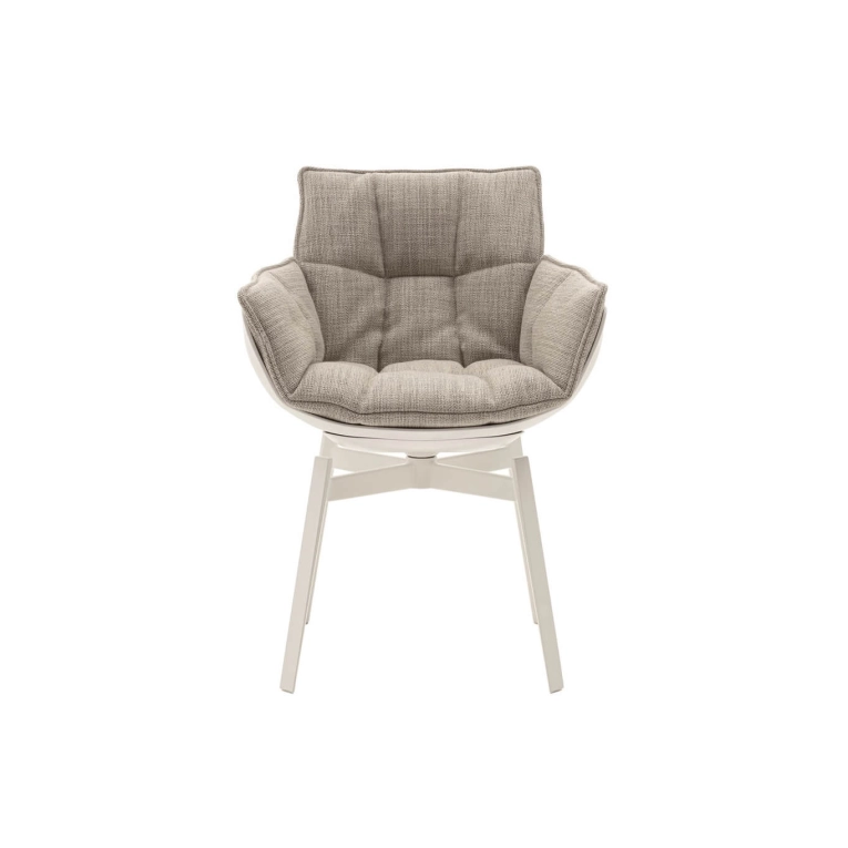 HUSK avec accoudoirs Rattier Astro Corde B&B ITALIA