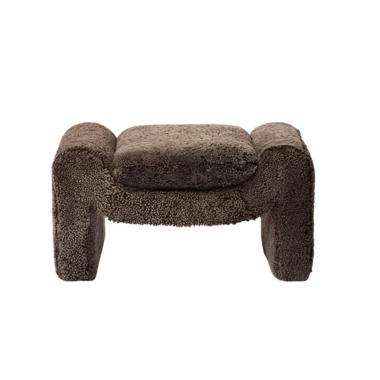 Pouffe MIELO Vella Dark Brown BOLIA
