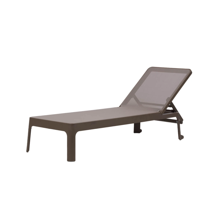 Bain de soleil, chaise longue et hamac PLANO Tabac NARDI
