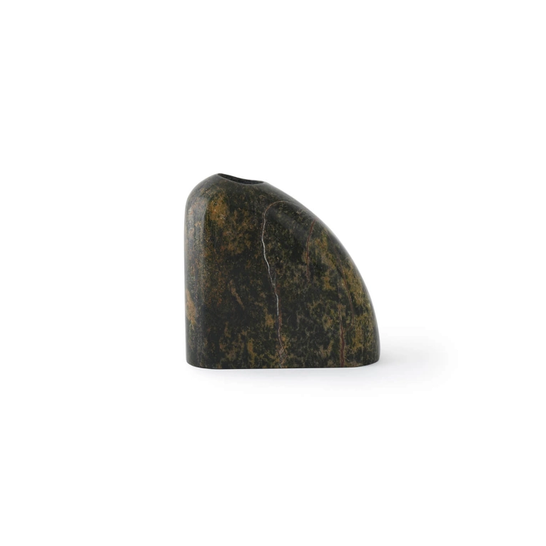 Vase Vase BOULDER STEM Marbre Vert Forêt TOM DIXON