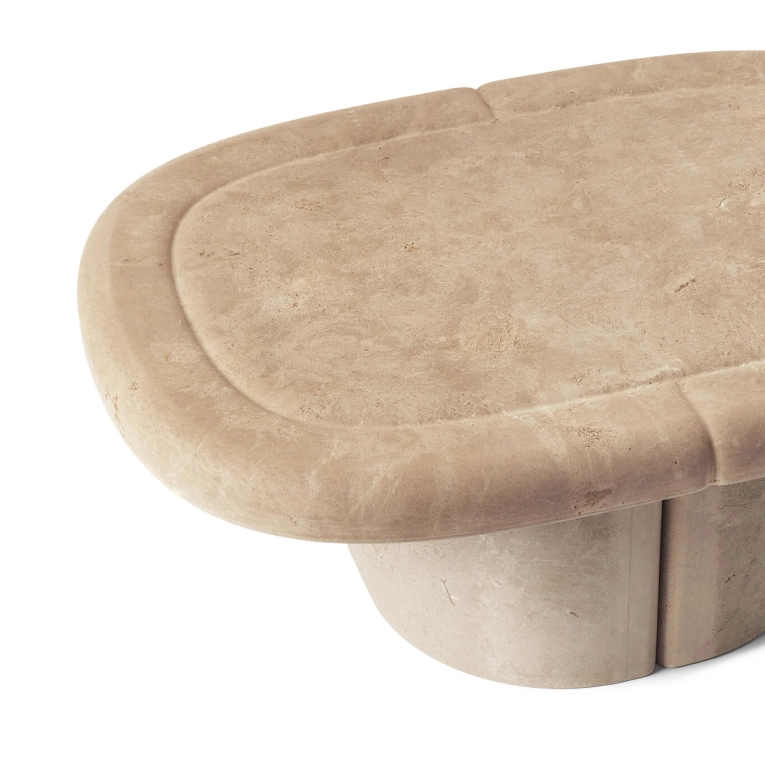 Table basse ALDER LOUNGE OVALE Sable MATER