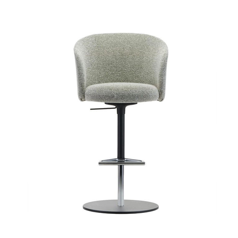 Tabouret haut MIKADO HIGH Nubia ivoire/ forêt VITRA