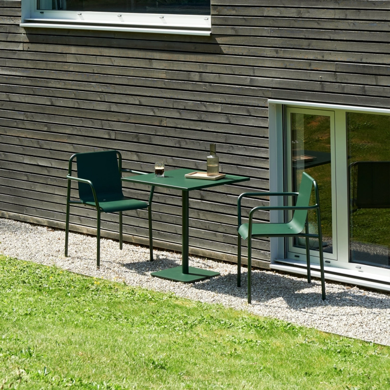 Table extérieure MOKA OUTDOOR Vert Forêt L 70 TIPTOE