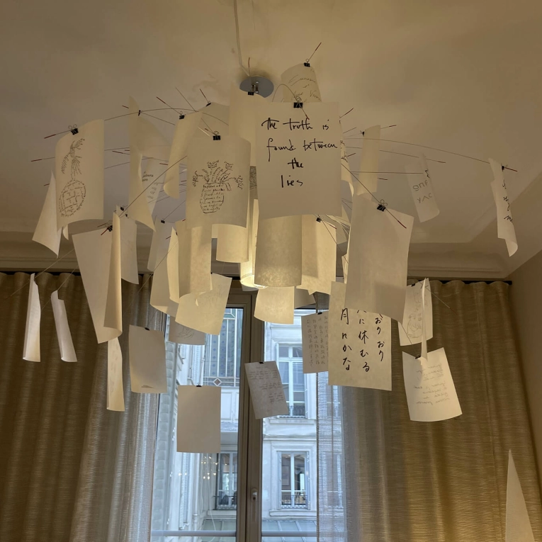 Pendant Light ZETTEL'Z 5 Blanc INGO MAURER