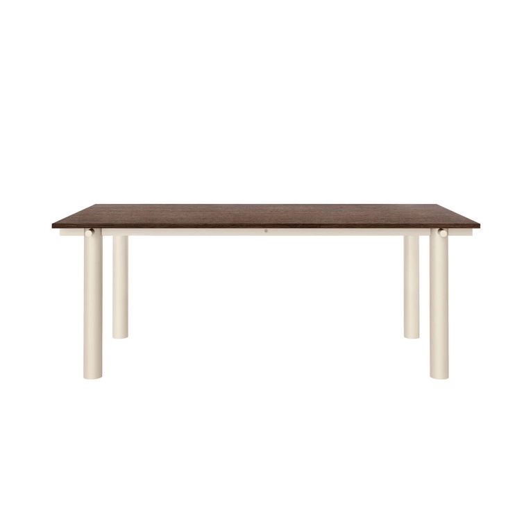 Dining Table ATURA 200x90 Dark Oak, Grey Legs FERM LIVING