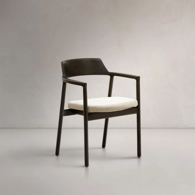 ALOCS Chêne teinté noir / Tissu Jandi beige KAVE HOME