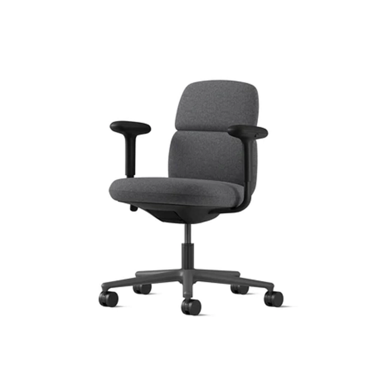 ASARI avec dossier mi-haut Knight Graphite HERMAN MILLER