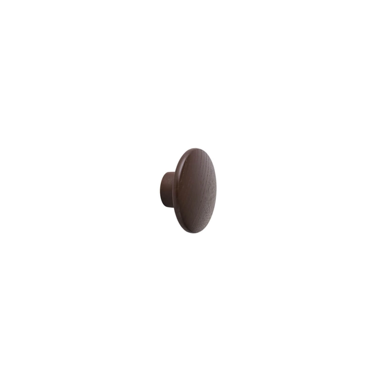Patère Design Patère DOTS Ø 6,5 Marron Rouge MUUTO