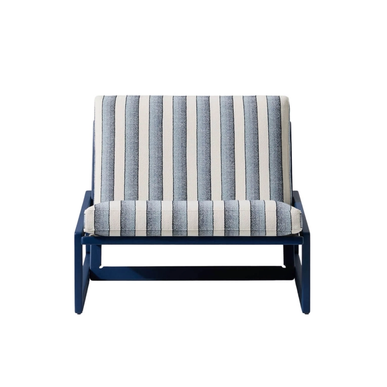 Outdoor Lounge Chair CARLOTTA Cobalt/Orosei Cielo CASSINA
