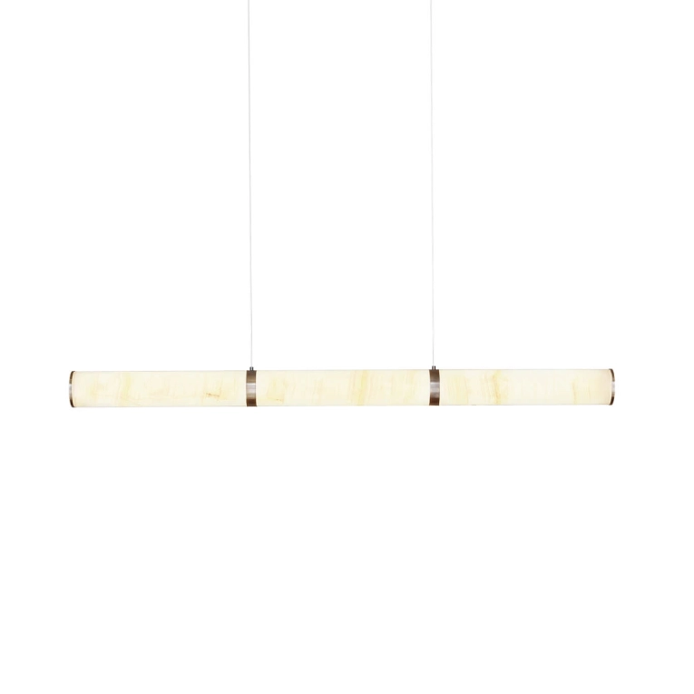 Pendant Light PARS HORIZONTAL Browned Brass ANOUR