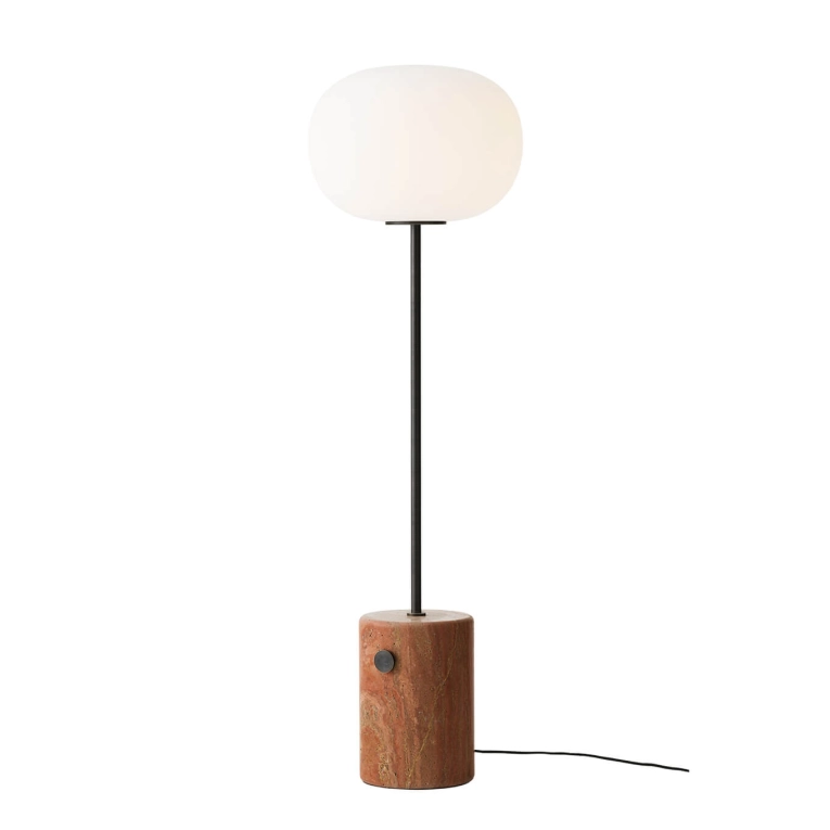 Lampadaire JWDA Travertin Rouge/ Laiton Bruni AUDO COPENHAGEN