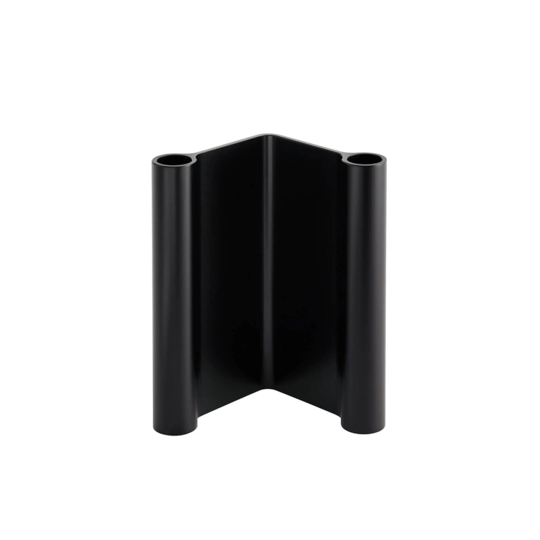 Candle Holder, Candlestick and Candle PAIR H 18 Black MUUTO