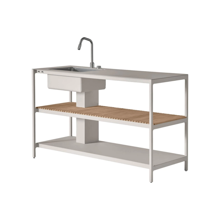 OPEN-AIR KTCHEN UNIT LARGE avec évier VIPP