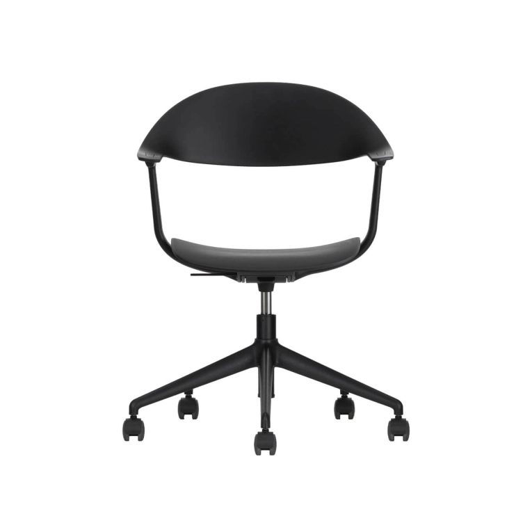 MYNT Plastique Epoxy noir 5 branches roulettes VITRA