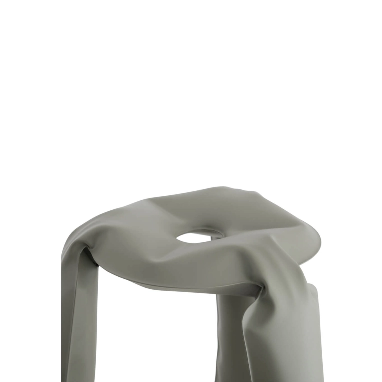 Tabouret PLOPP STANDARD Aluminium Gris mousse mat ZIETA