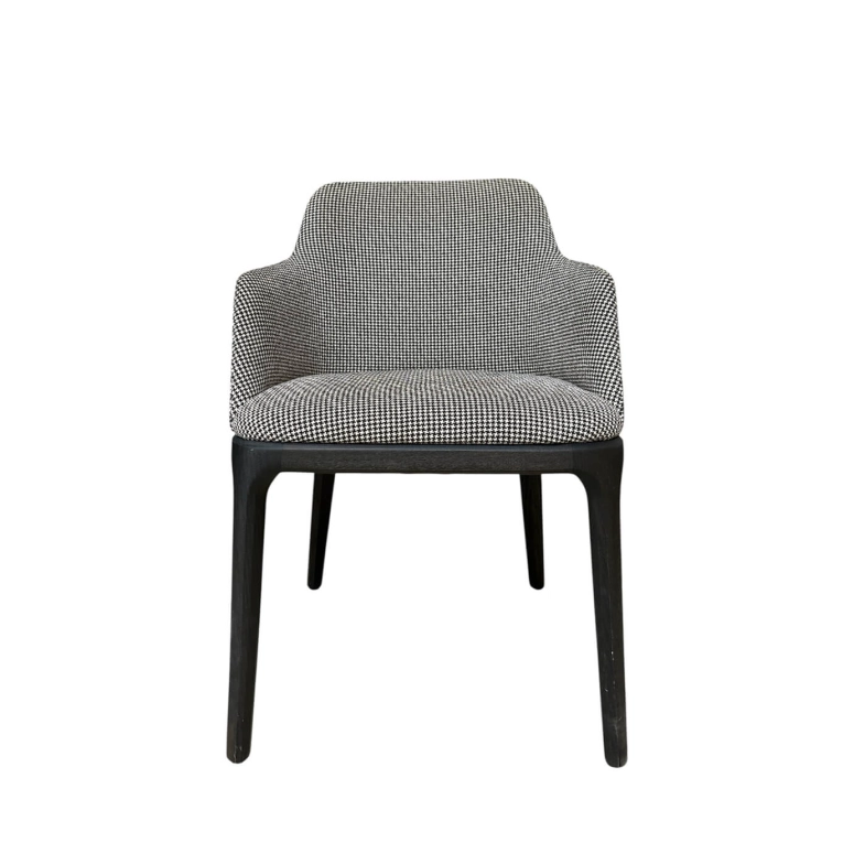 Dining Chair GRACE black and white POLIFORM