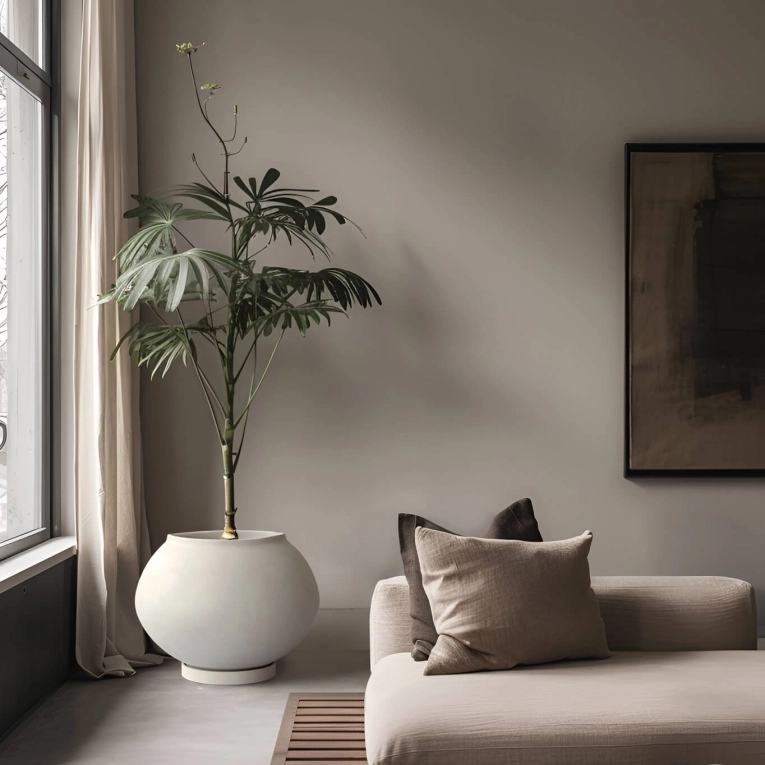 Pot and Planter SUNAO FAT HEXA Birch 101 COPENHAGEN