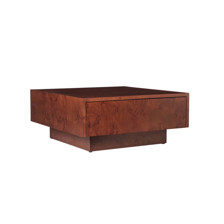 Table basse BURL STORAGE Teinté Foncé FERM LIVING