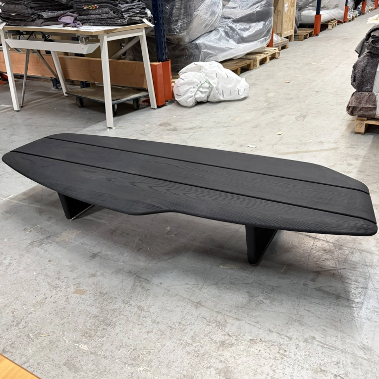 Table basse NAIROBI Noir Iroko BAXTER MADE IN ITALY
