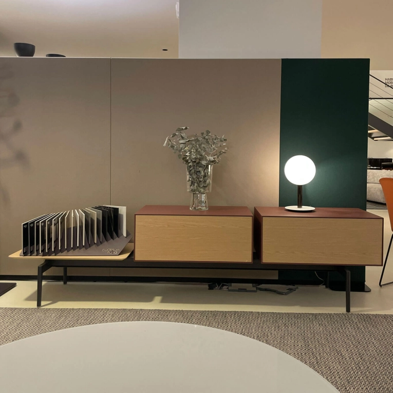 SEMITON L 195 Rouge Oxydé / Chêne ARPER