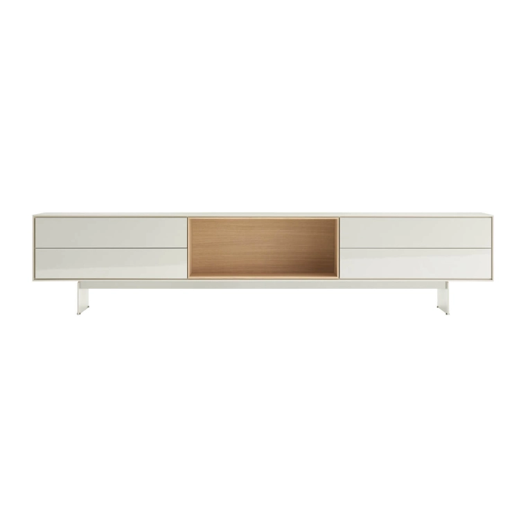 Meuble de rangement OTTO L 259 Blanc brillant MDF