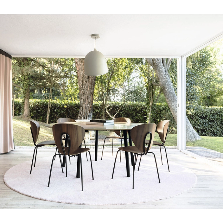 GLOBUS Bois Frêne laqué noir STUA