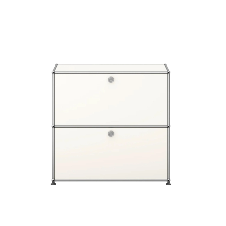 Meuble de rangement USM HALLER S2 Blanc pur USM HALLER