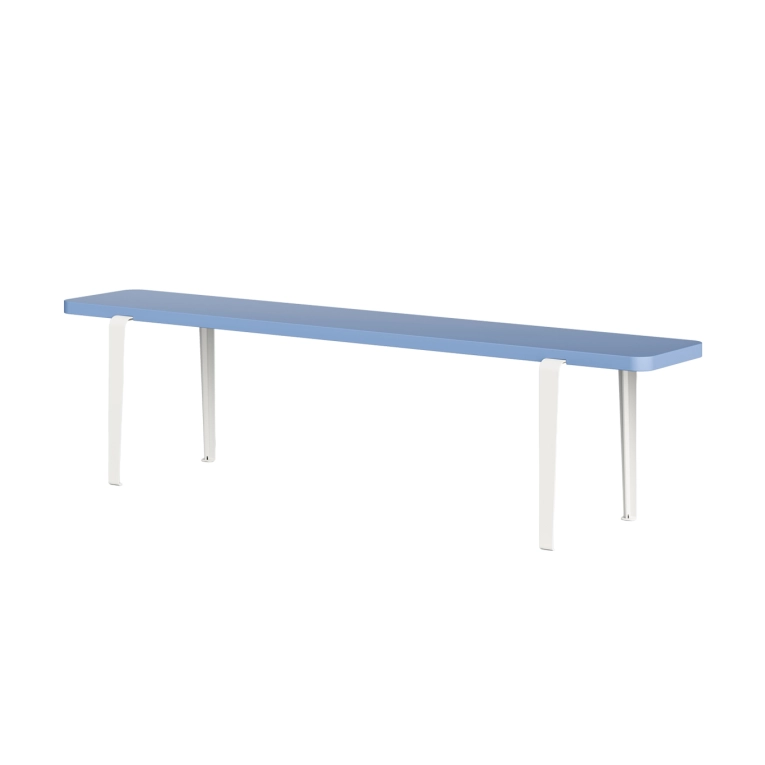 Designer Bench LOU Rock Blue/Cream White L 170 TIPTOE