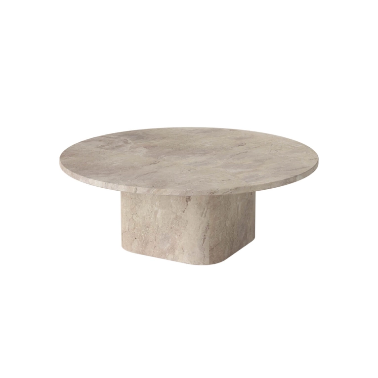 Coffee Table EIDA Ø 90 H 32 Beige Marble BOLIA