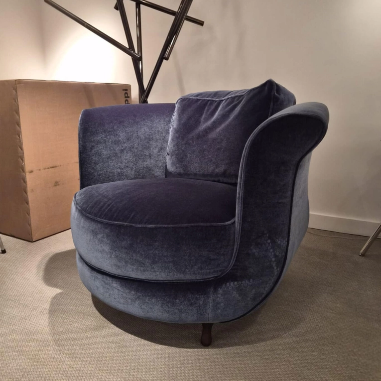 BIG MAMA Velours Bleu Nuit MOROSO