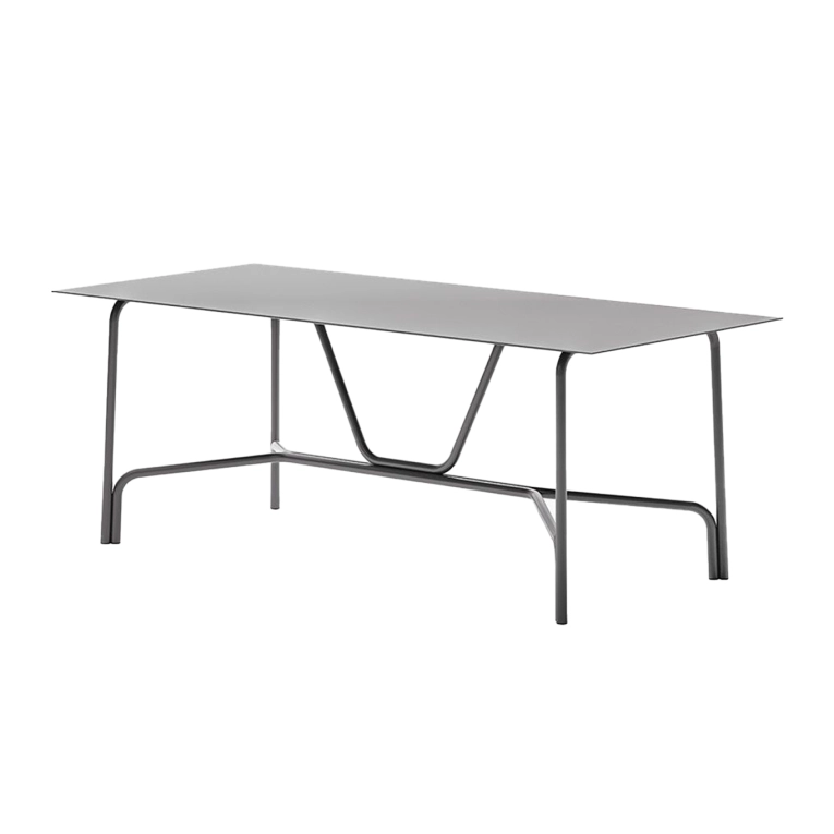 Table extérieure SALO L 203 Graphite UNOPIÙ