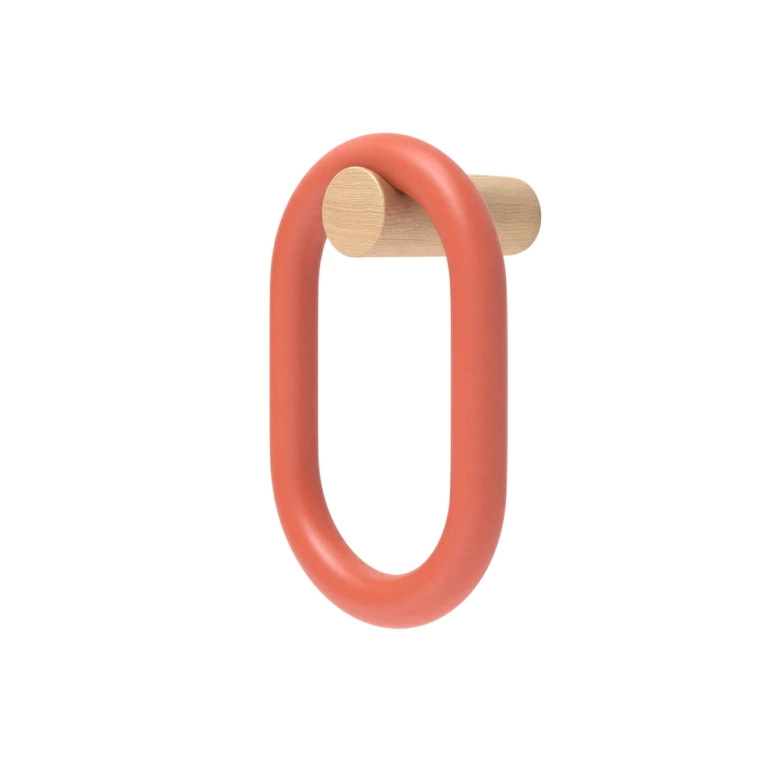 Wall Hook FERNAND Vertical Spiced Coral HARTO